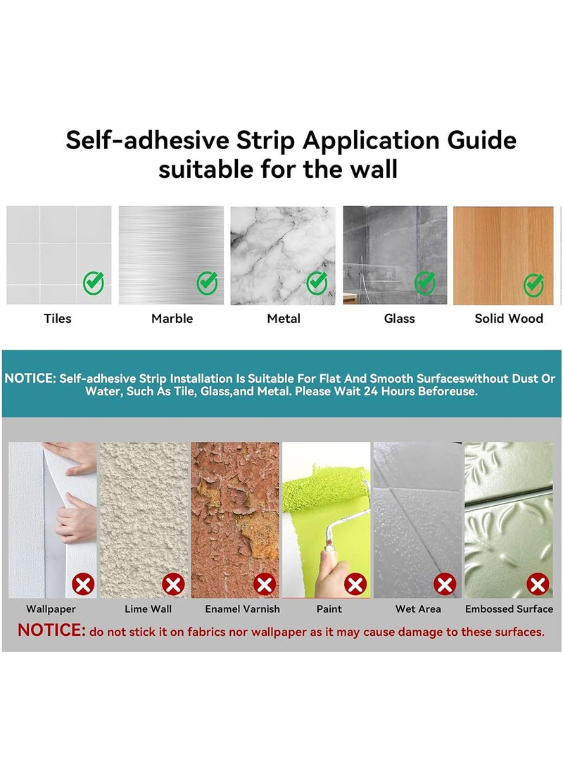 GoodTool - Stainless Steel Paper Towel Holder Adhesive Toilet Paper Holder Rustproof Bathroom Roll Holder Wall Mounted Kitchen Tissue Holder Stand No Drilling - Image 1