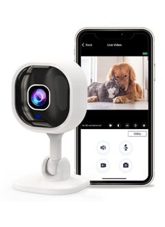 SYOSI Smart Security Camera, 1080P HD Wireless WiFi Camera with Night Vision, Two-Way Audio, Motion Detection, Video Playback, Indoor/Outdoor Use for Home, Baby, Elder, Pet Monitoring  - Image 1