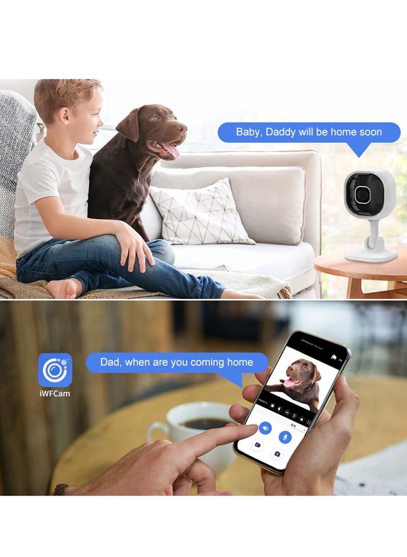 SYOSI Smart Security Camera, 1080P HD Wireless WiFi Camera with Night Vision, Two-Way Audio, Motion Detection, Video Playback, Indoor/Outdoor Use for Home, Baby, Elder, Pet Monitoring  - Image 3