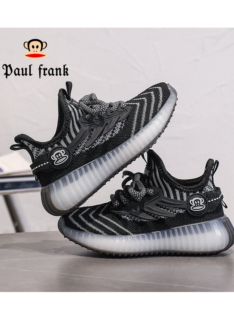 Paul Frank - Children's Color Blocking Splicing Coconut Shoes Versatile Sports Shoes - Image 1