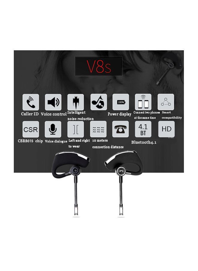 نيبمينينت سماعة أذن داخلية تعمل بالبلوتوث مع ميكروفون أسود - Image 5