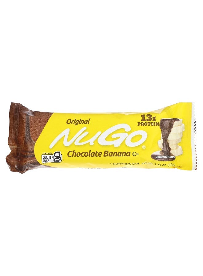 NuGo Nutrition NuGo Nutrition, Chocolate Banana Bars, 15 Bars, 1.76 oz (50 g) Each  - Image 3