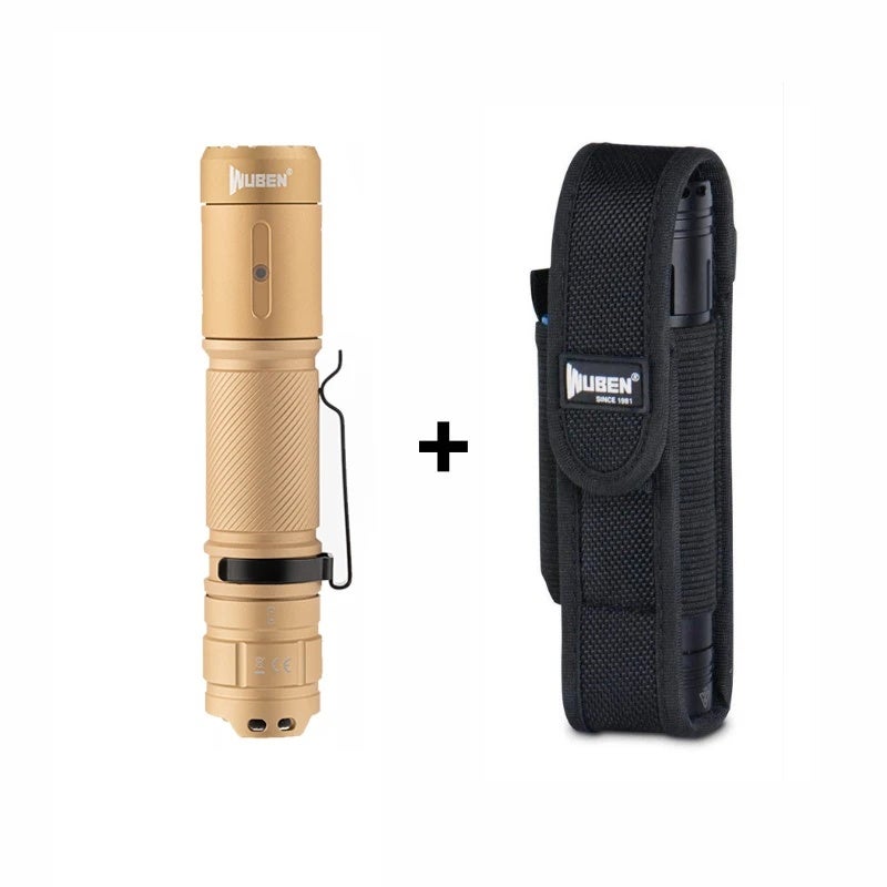 وبين مصباح يدوي Wuben C3 Portable Outdoor Flashlight 1200Lumens Type-C Rechargeable EDC Waterproof Troch With 18650 Battery For Camping Hunting - Image 1