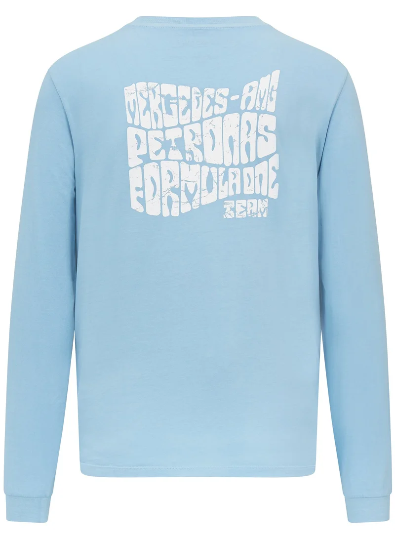 AMG Petronas Formula 1 Team  Mercedes AMG Petronas Formula One Team Retro Long Sleeve for Men | Best Price UAE