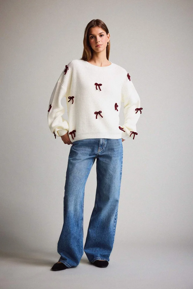 ديفاكتو Oversize Fit Cardigan