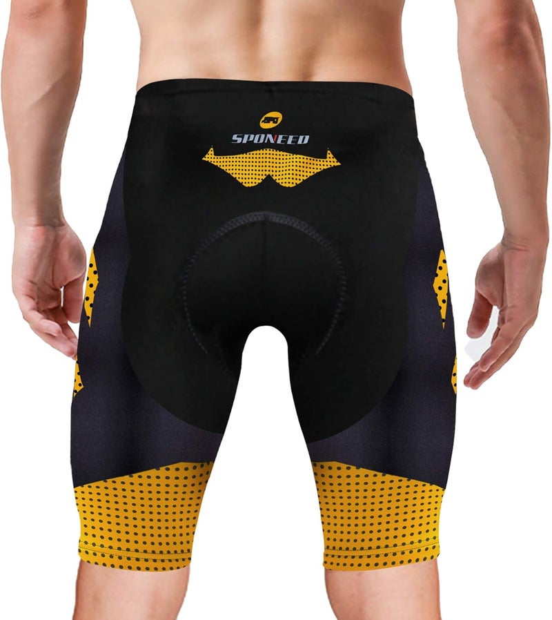 sponeed Men's Cycling Padded Shorts Men Bike Short Pants Cycle Spandex Tights Biking Wear - Image 4