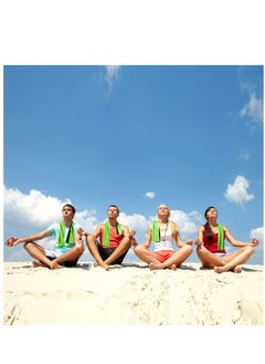 Excefore Cooling Towel 4 Pack Microfiber Towel 40 x 11 inch Mesh Soft Breathable Cooling Towel for Face and Neck Vacation Athletes Yoga Sports Gym Workout Camping Fitness Running Golf  - Image 4
