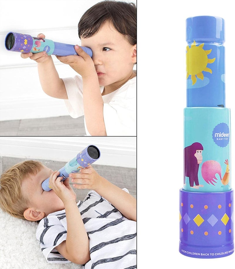 klarako Compact Kids Telescope Toy Enlightenment Toys Teaching Fun Pretend Play Toys Learning Inspire Exploration for Students Boys Bird Watching  Elephant - Image 1