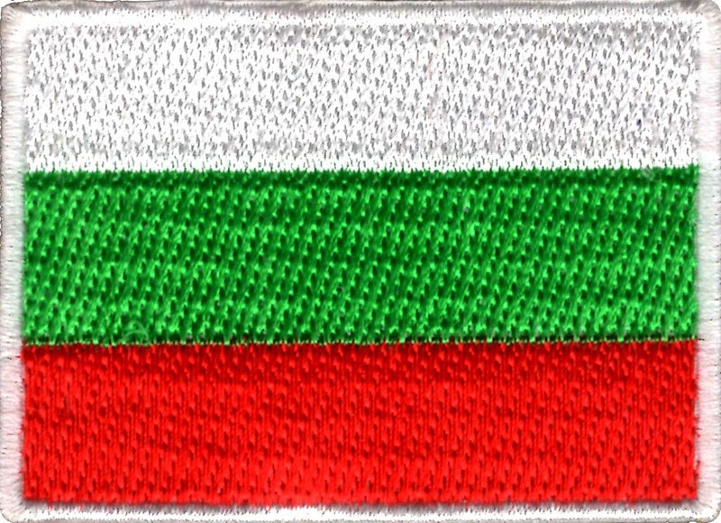 Bulgaria Flag Applique Embroidered Sweing Patch Suitable for Jackets Bags TShirts Jeans Pants Outdoor Clothing Size 7cm x 5cm Imported from Malaysia 1 Piece  - Image 1