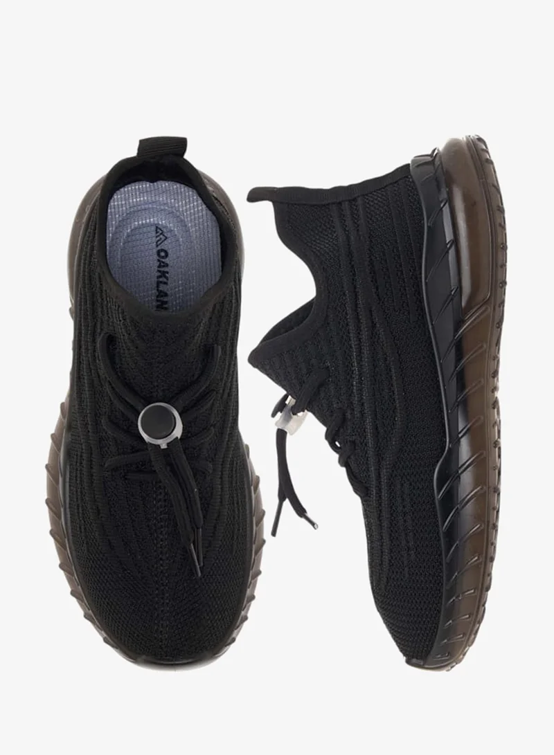 Oaklan by Shoexpress Boys Monotone Sports Shoes with Lace-Up Closure