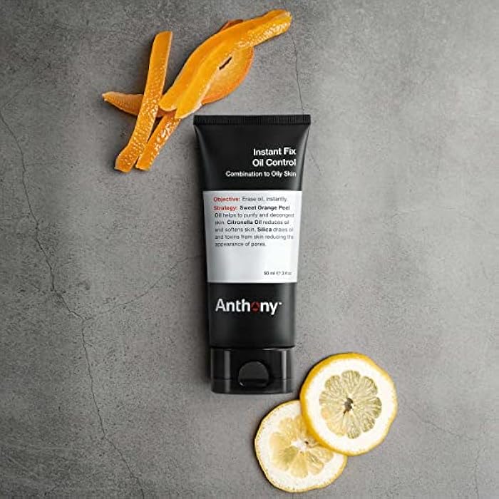 Anthony Instant Fix Oil Control for Men – Mattifying Lotion for Oily Skin – Moisturizer and Pore Minimizer Instantly Eliminates Shine – 3 Fl Oz - Image 2