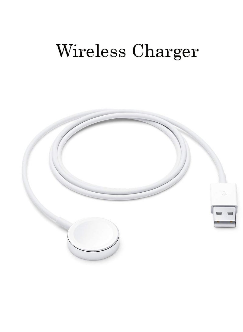 Modio MW09 Mini 36MM Smart Watch With 2 Pair Straps and Wireless Charger For Ladies and Girls Black - Image 4