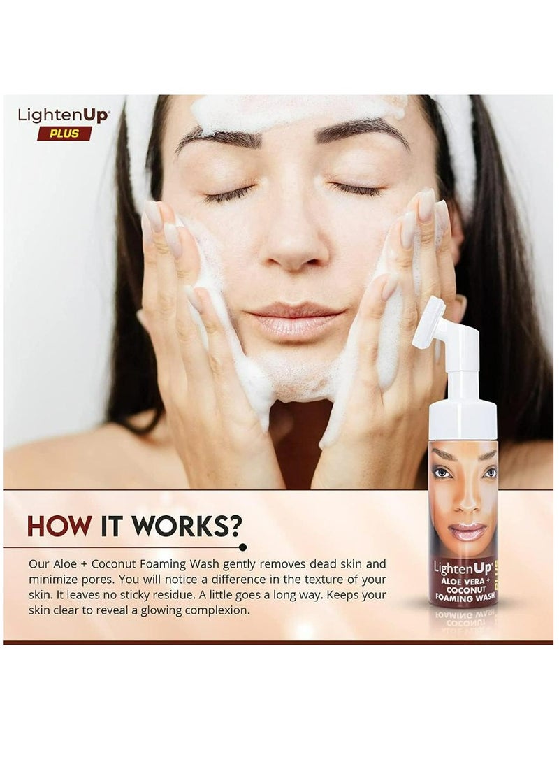 لايتين اب لايتن أب بلس الألوفيرا + غسول رغوي بجوز الهند 150 مل - Image 3