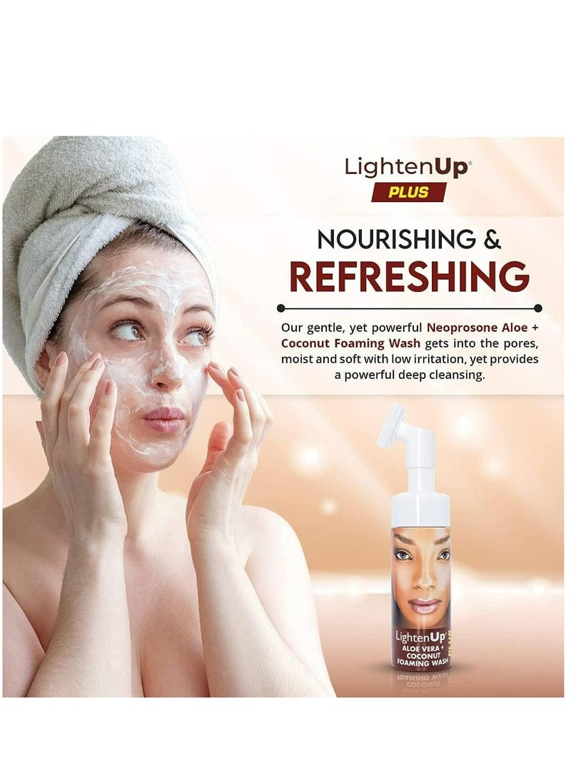 لايتين اب لايتن أب بلس الألوفيرا + غسول رغوي بجوز الهند 150 مل - Image 2