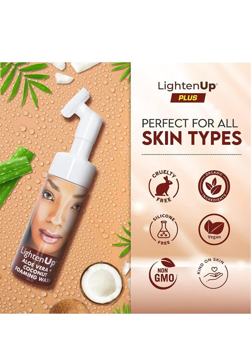 لايتين اب لايتن أب بلس الألوفيرا + غسول رغوي بجوز الهند 150 مل - Image 4