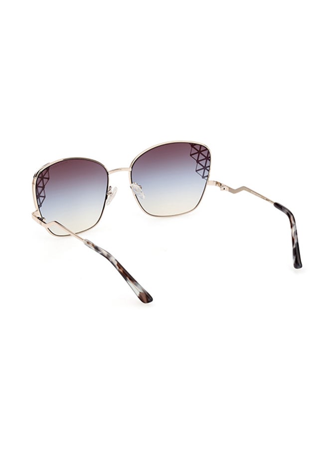GUESS BY MARCIANO Butterfly Sunglasses For Men - Dark Havana  - Image 3