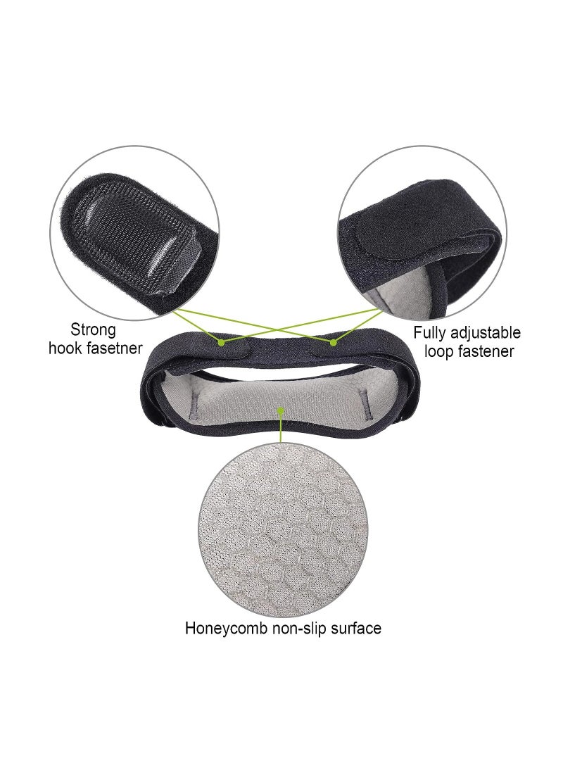 SOLARAE 1Pc Patella Tendon Knee Strap Knee Pain Relief Support Brace Patella Band Patella Knee Strap with Honeycomb Silicone Anti-skid Pad Knee Band Patella Knee Strap for Men Women Running Hiking - Image 4
