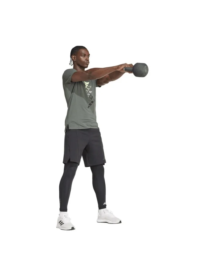 Adidas adidas TF BASE TIGHT Black Training TIGHTS for Men - 2XS