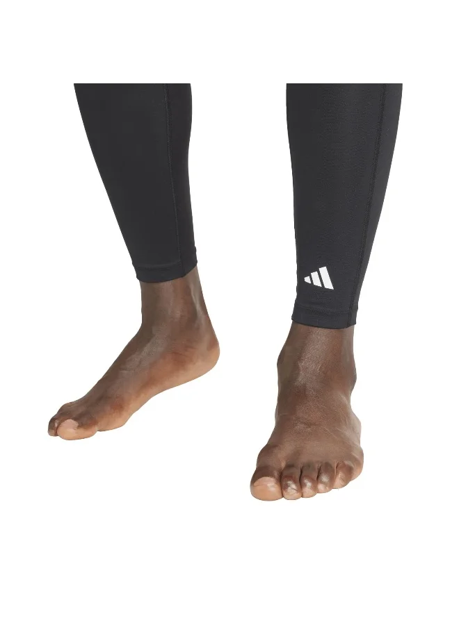 adidas بنطلون تدريب ضيق أسود Tf Base للرجال XS