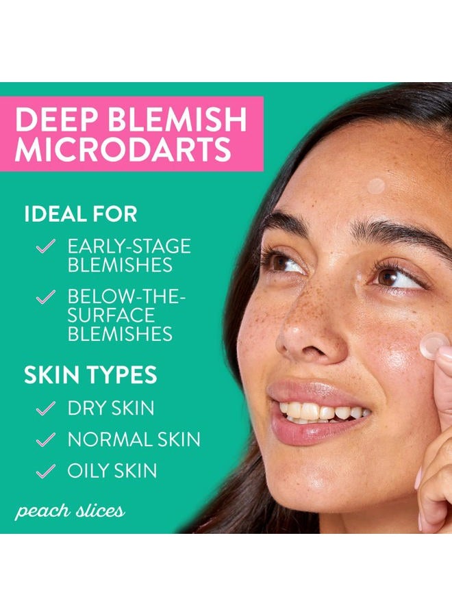 Peach Slices Deep Blemish Microdarts | Acne Patch | Early Stage & Deep Pimples | Salicylic Acid | Tea Tree Oil | Niacinamide | Cica | Hyaluronic Acid | 9 Patches - Image 2