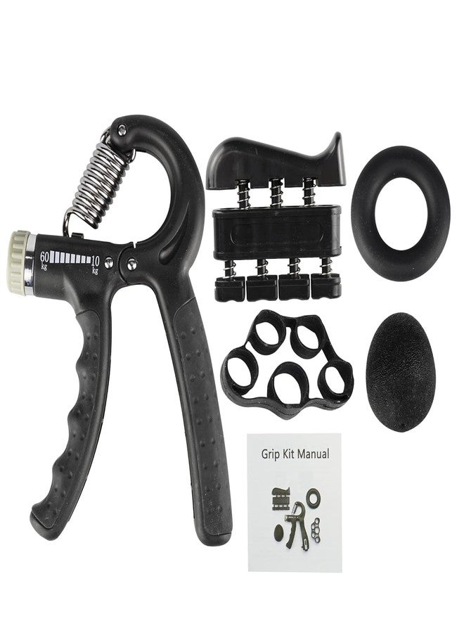 STARFLYER Hand Exercise Tool Set, 5 Pieces, Power Hand Grip Trainer, Finger Stretcher, Grip Ring, Stress Relief Ball, Grip Strength Training, for Home and Gym Workout - Image 1