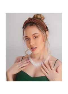 MOXO 4PCS Knotted Headbands for Women Girls Non Slip Wide Head Band Fashion Head Bands Top Knot Headband for Women Black White Headband Hair Accessories for Women  - Image 4