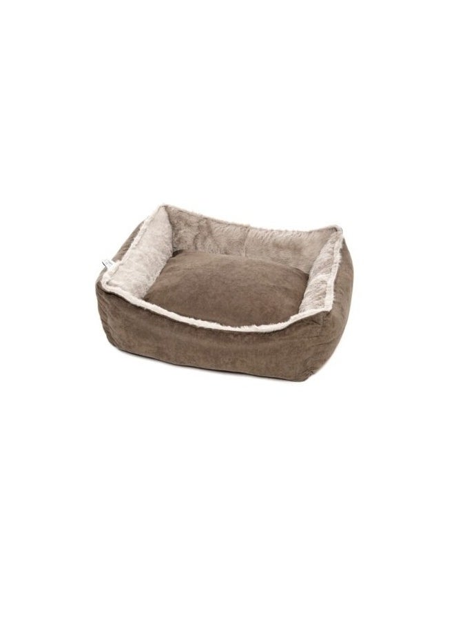 Ferribiella Soffio Pet Bed w/ zipper Brown Small (60x50cm)  - Image 1