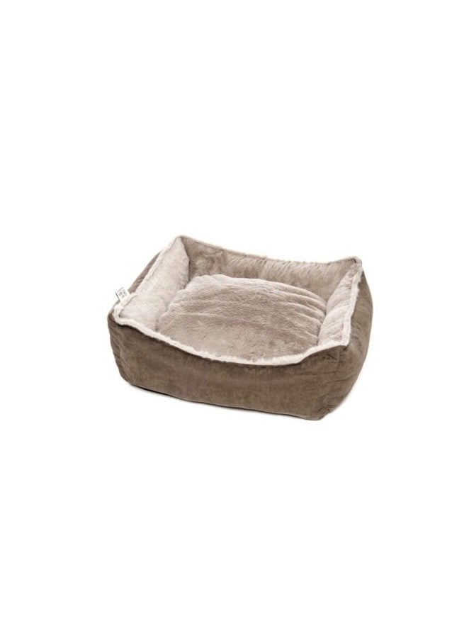 Ferribiella Soffio Pet Bed w/ zipper Brown Small (60x50cm)  - Image 2