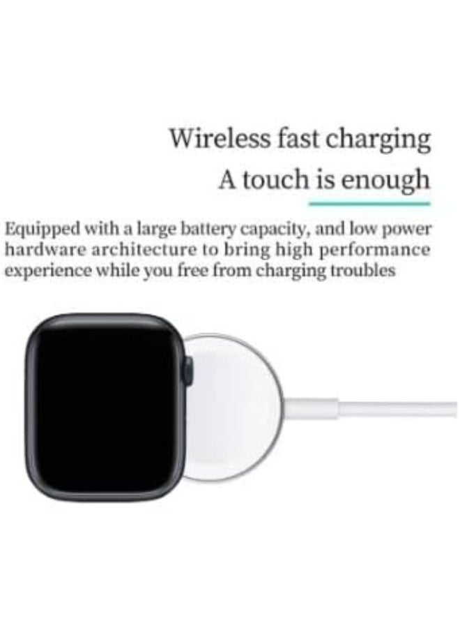 modio Super Mini Ladies Smart Watch – Stylish Design with 3 Strap Sets, Wireless Charging, Fitness Tracking, Heart Rate Monitor, Touch Screen, Sleek & Compact for Women – Perfect for Everyday Wear & Wellness - Image 5