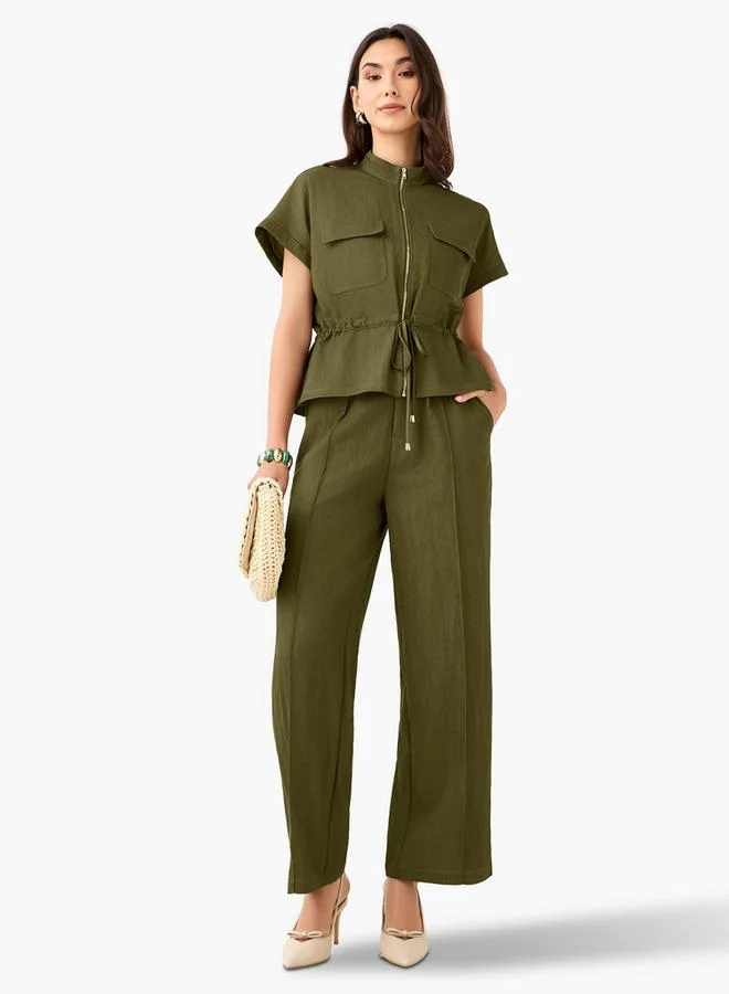 Splash FAV Drawstring Shirt with Extended Sleeves