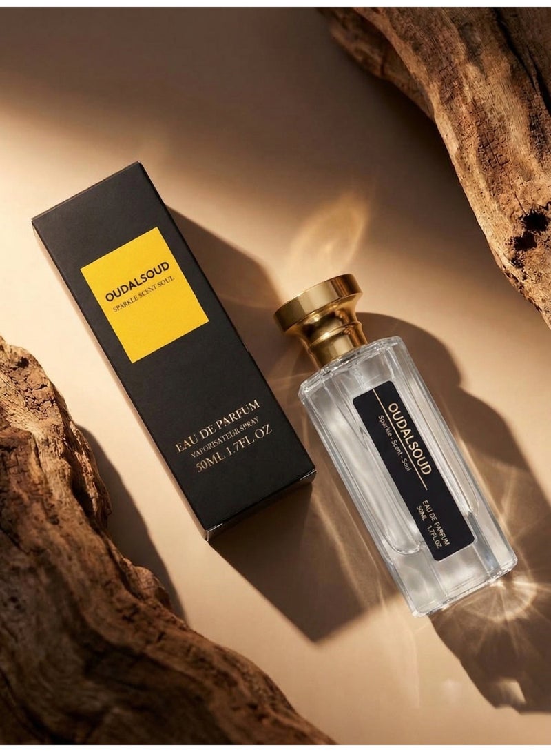 أود أل سعود عطر "Amber Oud Musk" (أو دو بارفان) 50 مل / تركيز عطري 25% / عطر زهري فاكهي للرجال والنساء / هدية مثالية لرمضان وعيد الحب - Image 5