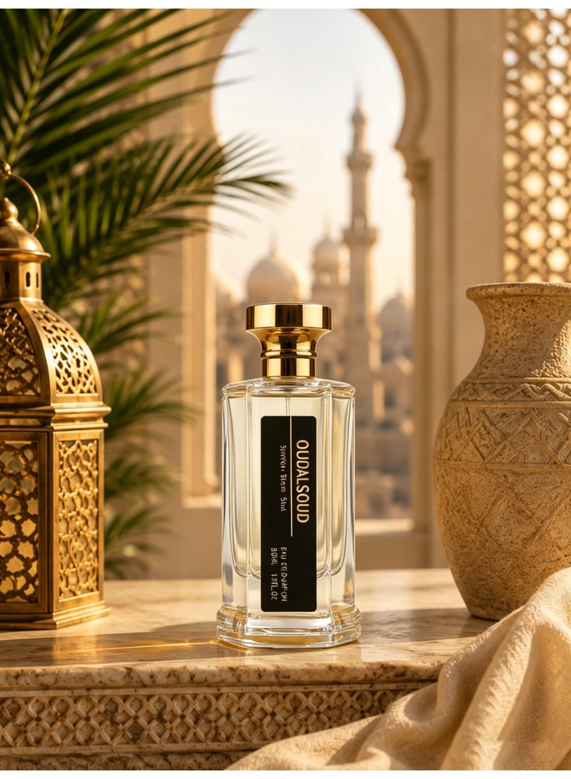أود أل سعود عطر "Amber Oud Musk" (أو دو بارفان) 50 مل / تركيز عطري 25% / عطر زهري فاكهي للرجال والنساء / هدية مثالية لرمضان وعيد الحب - Image 4