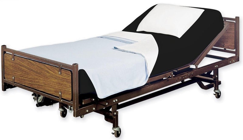 DESTINY CRESCENT BED ورقة السرير المستشفى المجهزة توأم 36 "36" "x80" "x10" "لينة ومريحة بنسبة 100 ٪ Twin XL بواسطة Crescent Bedding (Twin XL Black) - Image 2