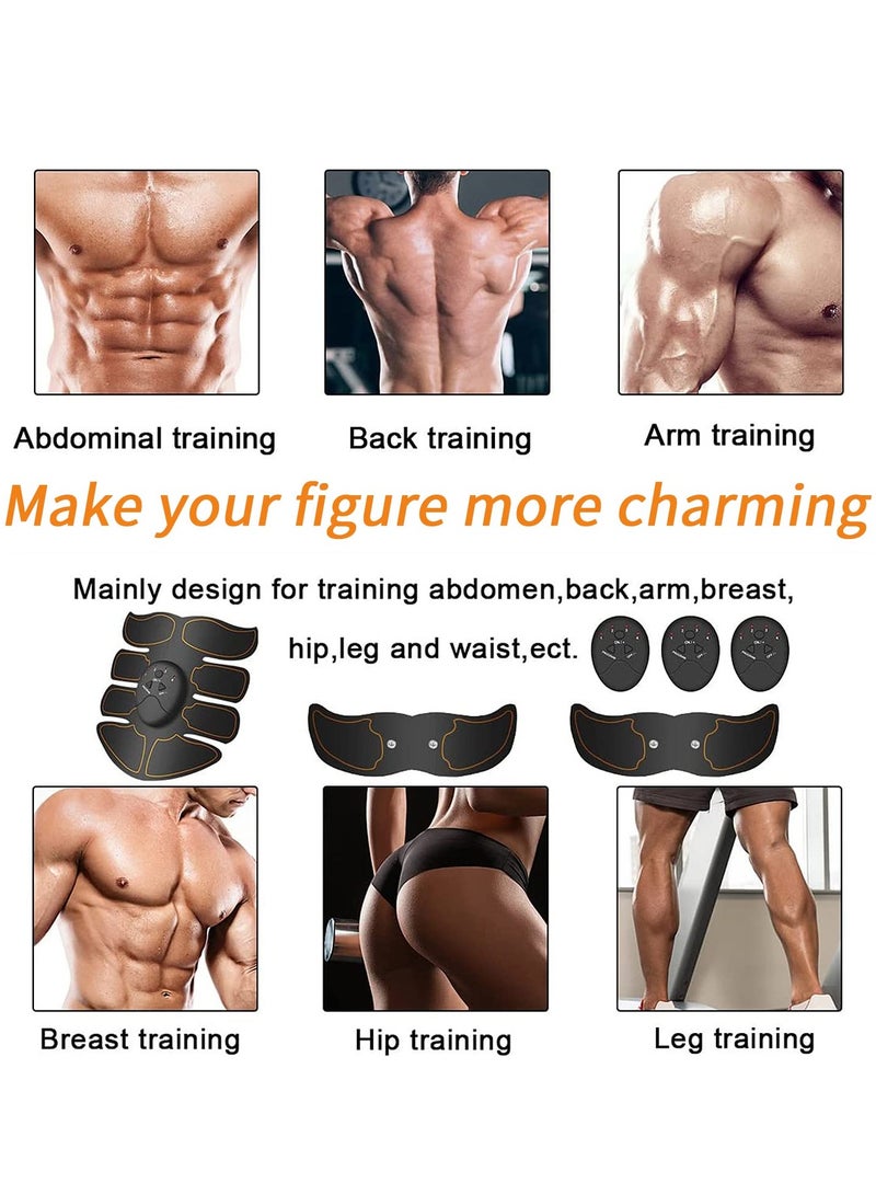KASTWAVE EMS Training Device, Abdominal Muscle Trainer, Muscle Stimulator Abdominal Trainer, Portable Muscle Stimulator, for Abdomen, Arm, Leg Fitness Training Gear - Image 2