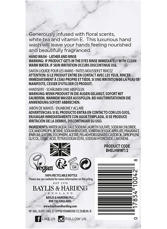 Baylis & Harding - Baylis and Harding Elements White Tea and Neroli Hand Wash 500ml - Image 1