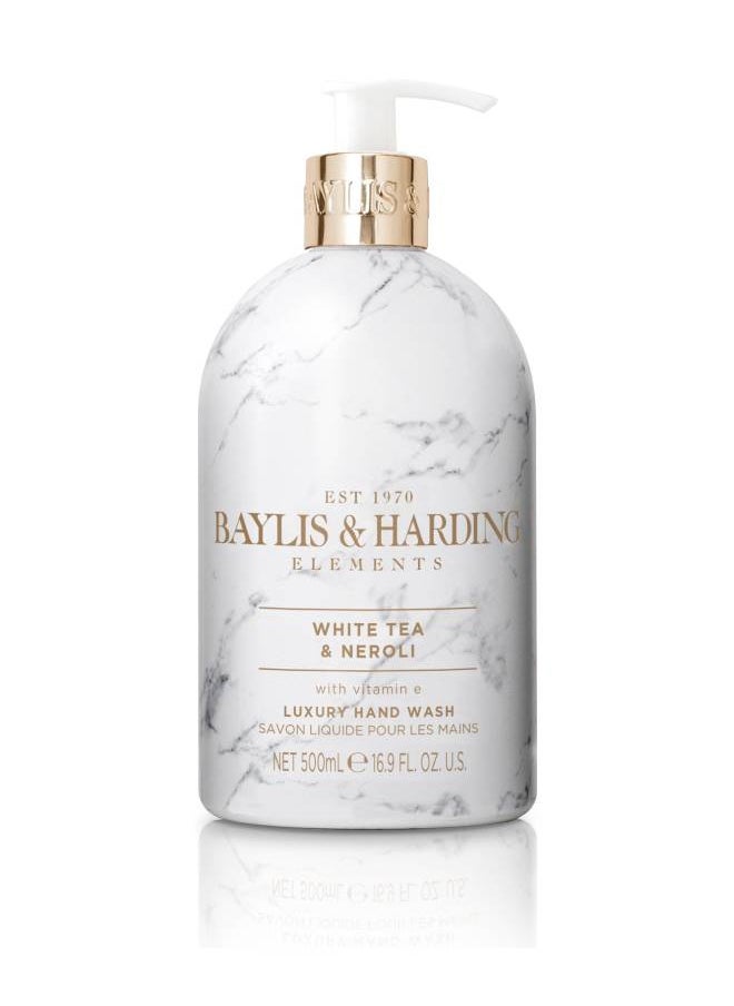 Baylis & Harding - Baylis and Harding Elements White Tea and Neroli Hand Wash 500ml - Image 1