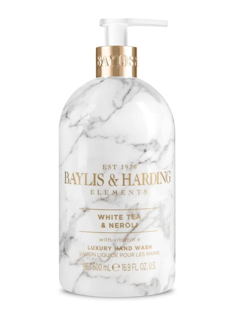 Elements White Tea and Neroli Hand Wash, 500ml | Vegan | Enriched in Vitamin E | Floral and Citrus Fragrance | Paraben Free