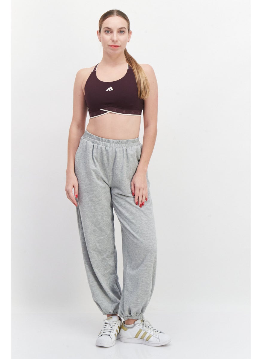 Adidas Women Padded Sports Bra, Mauve  - Image 2