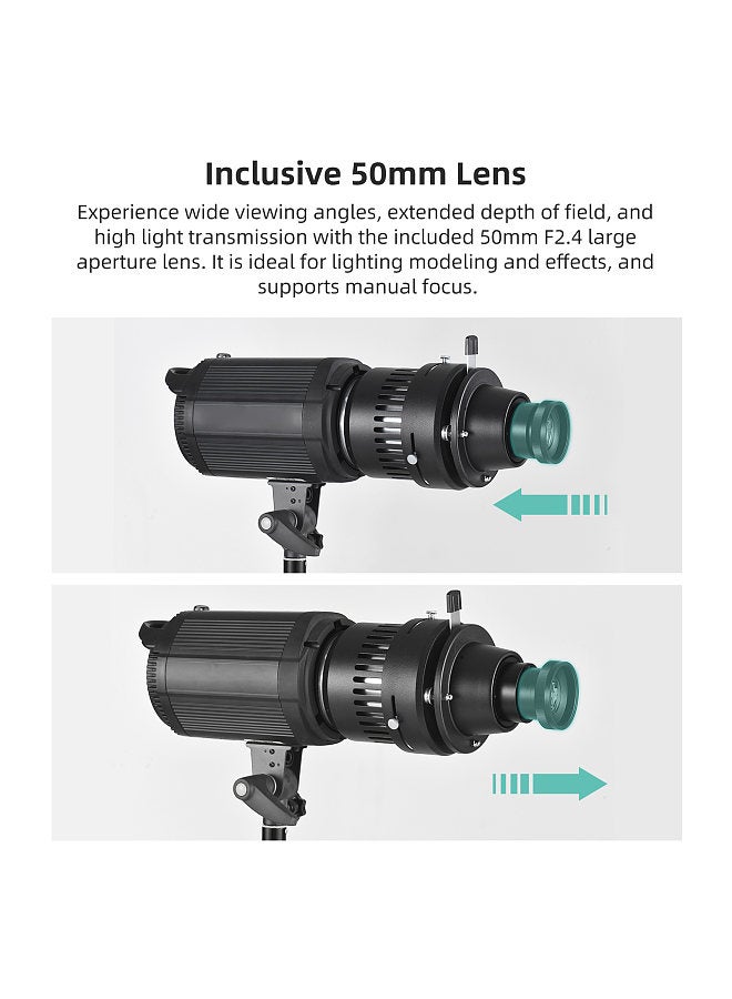 Bowens Mount Optical Snoot Conical Focalize Condenser Art Special Effects Shaped Beam Light Cylinder  - Image 4