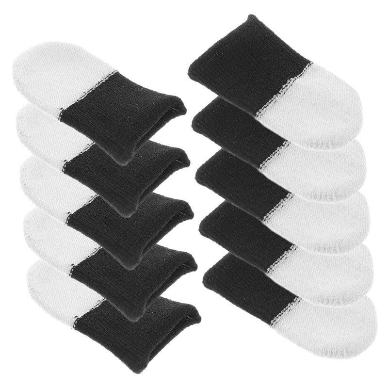 Ultra Thin Touchscreen Gaming Finger Sleeves 20pcs Black Sweat Resistant For Mobile Phones - Image 2