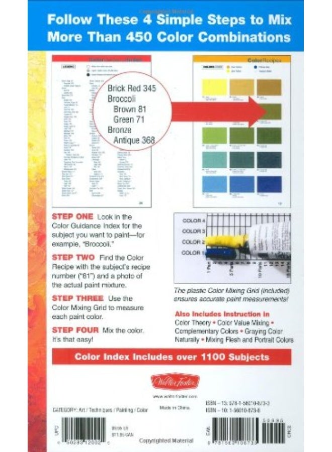 Color Mixing Recipes for Oil & Acrylic: Mixing recipes for more than 450 color combinations - Image 2