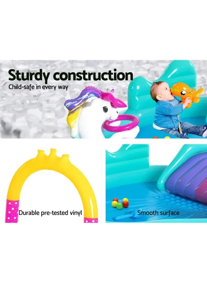Bestway 9' X 6'6" X 54" Magical Unicorn Carriage Play Center