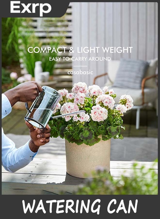 Exrp Watering Can Indoor, Small Watering Cans for House Plants, Succulents and Flowers, Long Spout, 1 Liter, with Bonus Plant Mister Spray Bottle - Image 5