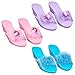 PRINCESS EXPRESSIONS 3pc Pastel Princess Dress Up Shoe Set Royalty Kids Wedge Heel SlipOn Shoes Pretend Play Princess Shoes for Little Girls Kids Fits Toddler Shoe Size 710 So Cute - Image 3