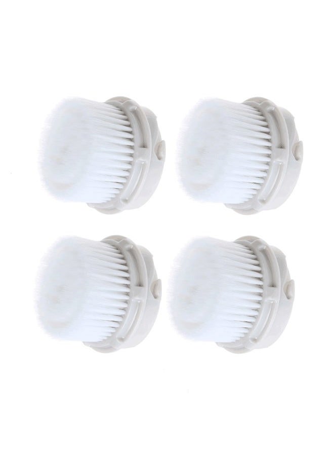 CONVELIFE Facial Cleansing Brush Head Replacement, Facial Cleansing Brush Head, Exfoliator Facial Brush Heads, for Acne Prone, Clogged and Enlarged Pores Sensitive Skins (Luxe Cashmere/4Pack) - Image 1