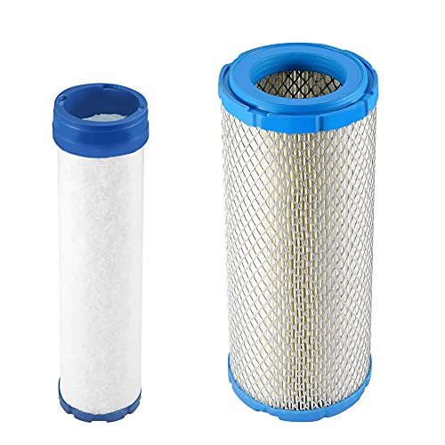 Deflife 110137044 110137045 Inner Outer Air Filter for Kawasaki 110137020 110137019 FX651V FX691V FX730V - Image 1