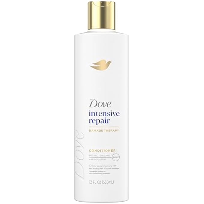 Dove CONDITIONER INTENSIVE REPAIR FOR DAMAGED HAIR WITH BIO-PROTEIN CARE TECHNOLOGY AND AMINO SERUM 12 FL OZ - Image 1