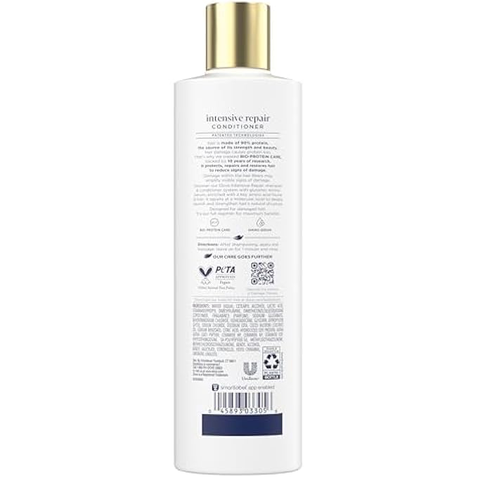 Dove CONDITIONER INTENSIVE REPAIR FOR DAMAGED HAIR WITH BIO-PROTEIN CARE TECHNOLOGY AND AMINO SERUM 12 FL OZ - Image 3