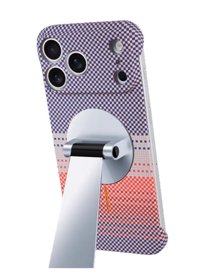 اووكاي جراب مغناطيسي لهاتف iPhone 17 Pro Max، متوافق مع MagSafe، غطاء بنمط ألياف الكربون، جراب هاتف مقاوم للصدمات بتصميم بسيط مقاوم للخدش لهاتف iPhone 17 Pro Max - Image 2