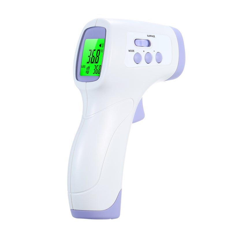 Non Contact Infrared Thermometer: Purple, 1 Second Fast Reading, Dual Body Surface Modes, ℃/℉ Switchable, Backlight LCD, Lightweight Portable Digital Thermometer for Home Medical Fever Detection & Sur - Image 4